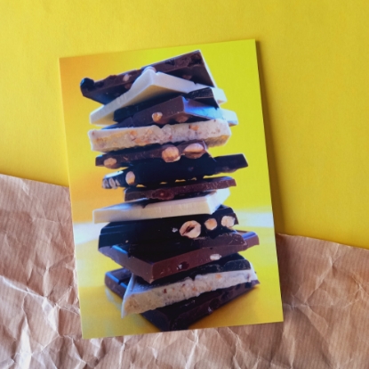 Afbeeldingen van Kaart Chocolade
