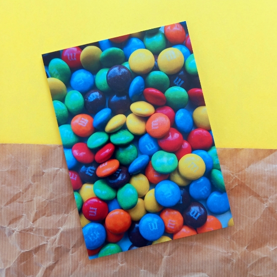 Afbeeldingen van Kaart M&M's