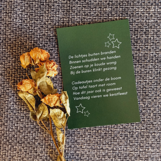 Afbeeldingen van Kerstkaart Gedicht